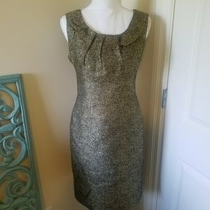 Michael Kors gold/black metallic dress